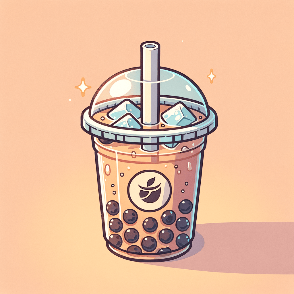A transparent plastic cup bearing the Teado Tea Shop logo, containing melted ice and a few remaining dark tapioca pearls, with a white straw through a clear lid.